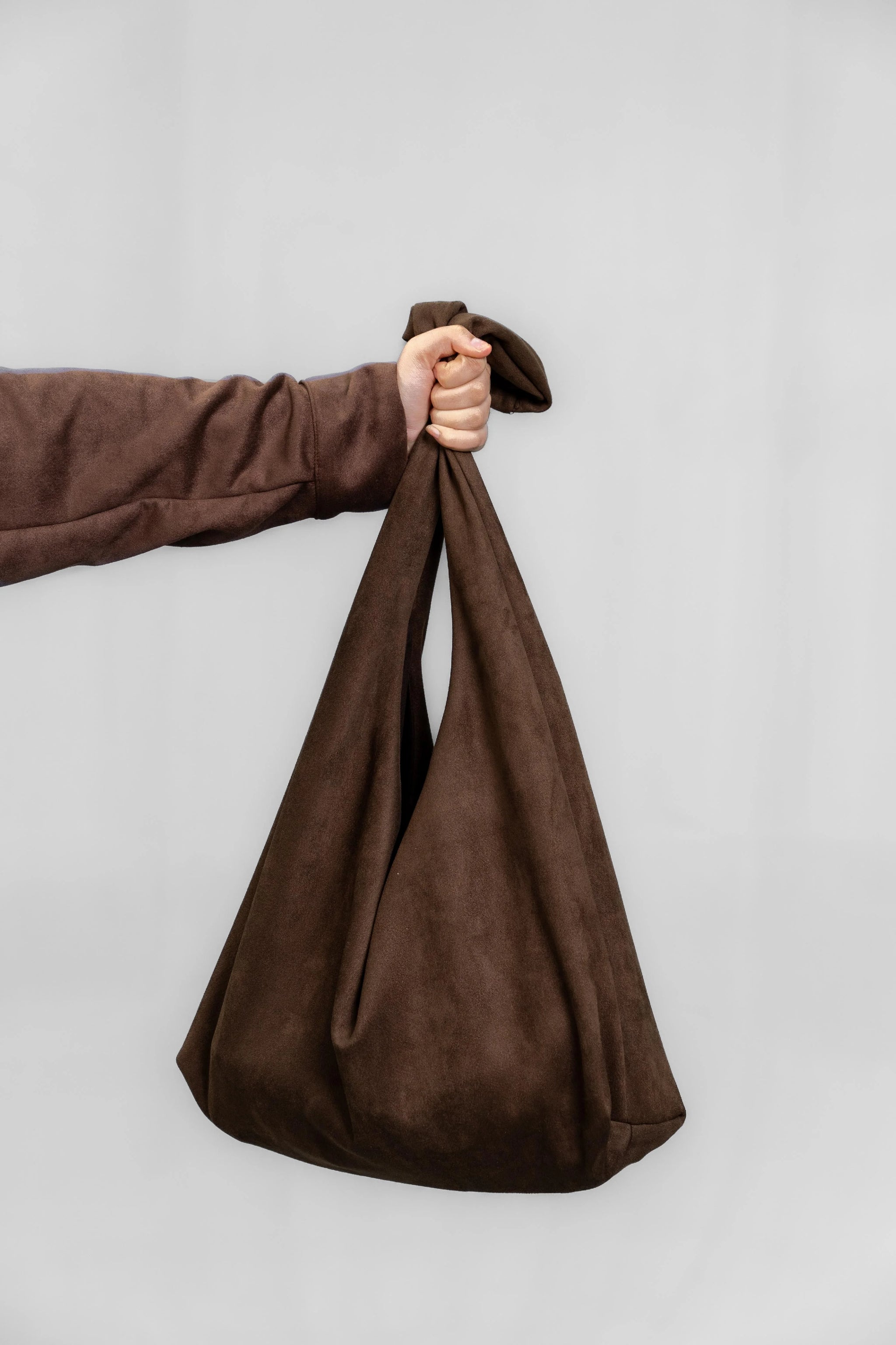 SUEDE TOTE BAG