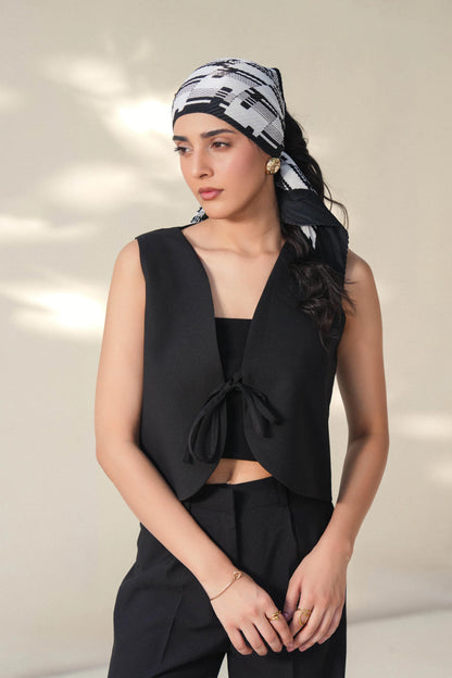 FRONT TIE VEST FULL SET