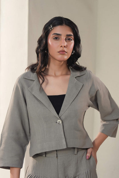 LINEN BLEND TOP