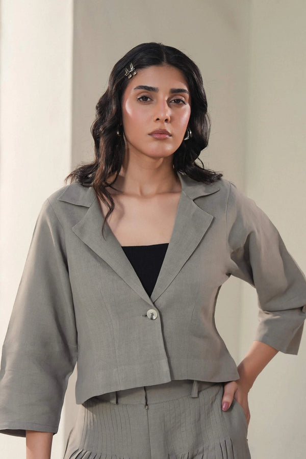 LINEN BLEND TOP