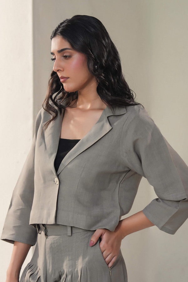 LINEN BLEND TOP