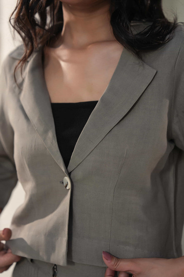 LINEN BLEND TOP