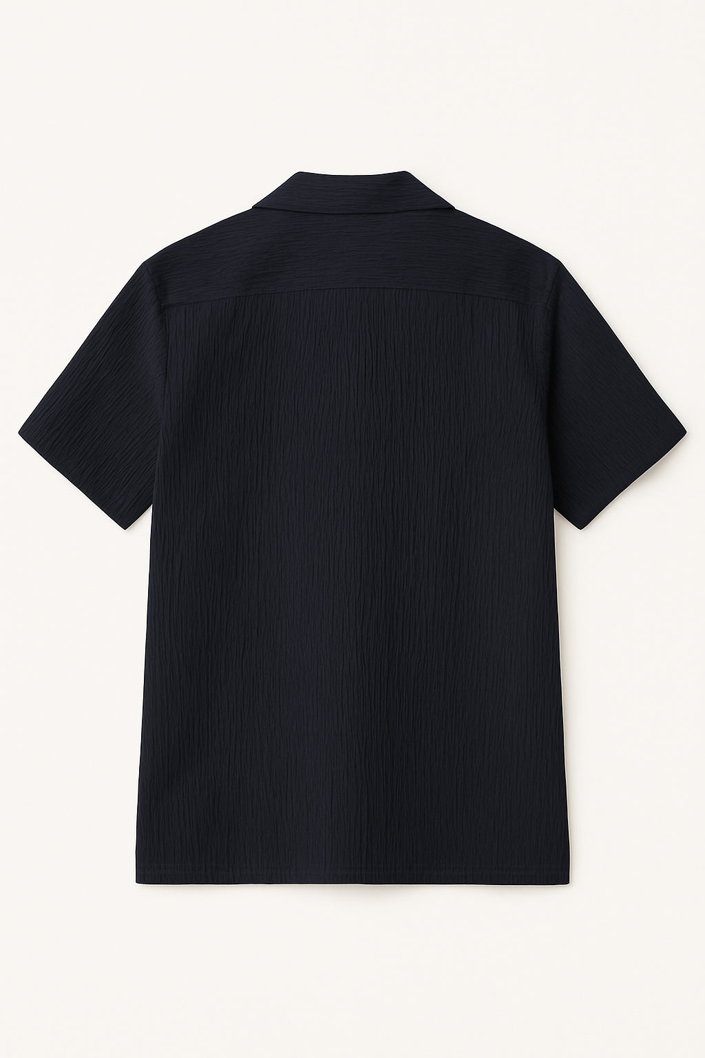 TEXTURED RESORT COLLAR SHIRT