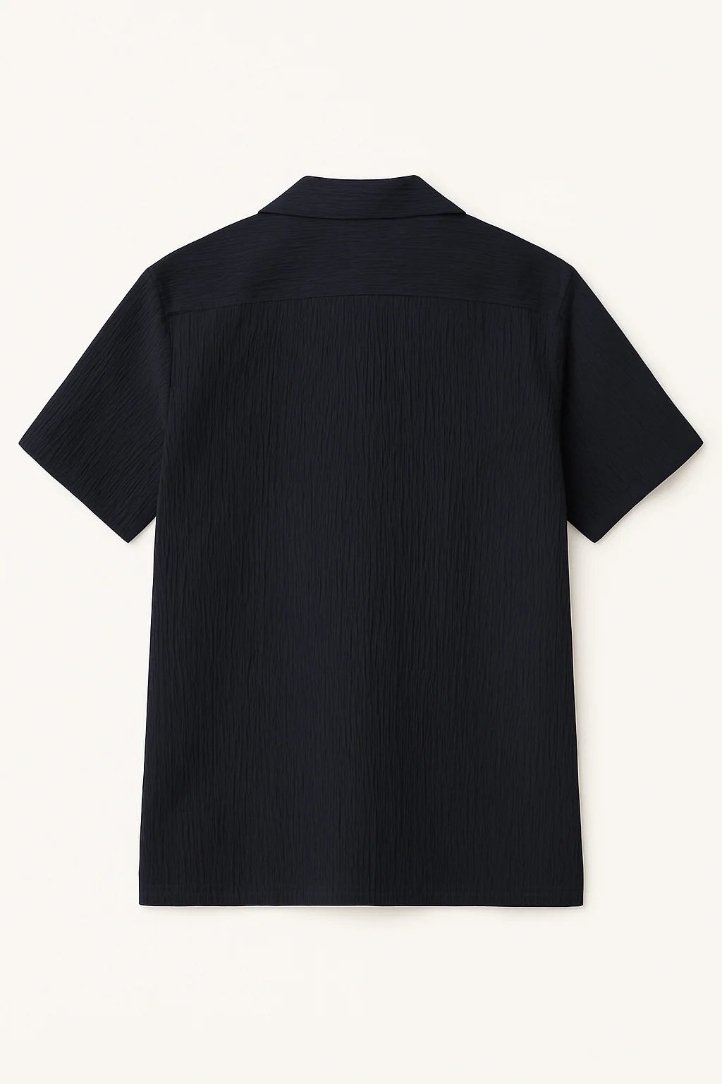TEXTURED RESORT COLLAR SHIRT