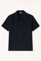 TEXTURED RESORT COLLAR SHIRT